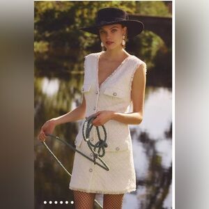 BHLDN Pearl Beaded Dress